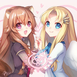 This is a pixiv picture whose title is ラフタリアたんとフィーロたん.