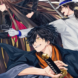 This is a pixiv picture whose title is 騎殺ログ.