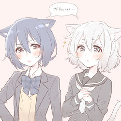 This is a pixiv picture whose title is 純愛.