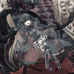 This is a pixiv picture whose title is 無色透明のドッペル.