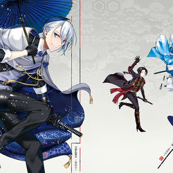 This is a pixiv picture whose title is 【3/31春インテ】山姥切長義本【通販】.