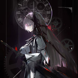 This is a pixiv picture whose title is 時が始まる.
