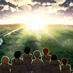This is a pixiv picture whose title is 最初の朝.