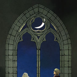 This is a pixiv picture whose title is 【PFLS】月明かりの下で.
