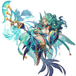 This is a pixiv picture whose title is 人鱼海王星.