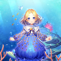 This is a pixiv picture whose title is 霊異の独唱 アトリ.