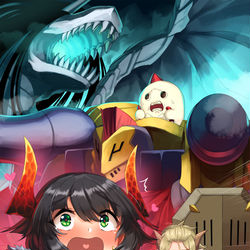 This is a pixiv picture whose title is 【PFLS】雄姿、照覧せよ。ツイン・のりもの・キャノン！！.