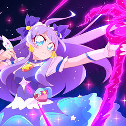 This is a pixiv picture whose title is 「ぜったいに外さない…！」.
