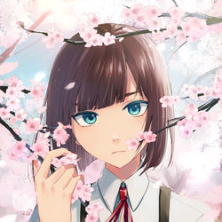 This is a pixiv picture whose title is 春.