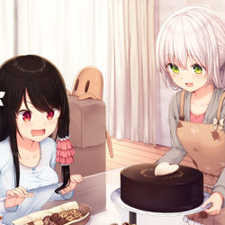 This is a pixiv picture whose title is チョコ三昧.