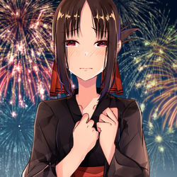 This is a pixiv picture whose title is かぐや様.