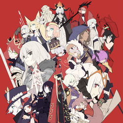 This is a pixiv picture whose title is 【PFLS】最後の紅焰.