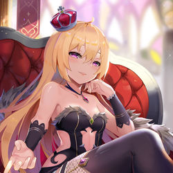 This is a pixiv picture whose title is 艾拉女王.