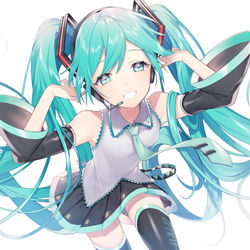 This is a pixiv picture whose title is 「はじめまして、ますたー」.