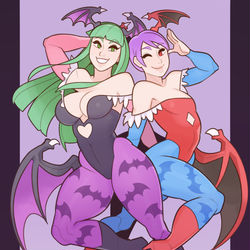 This is a pixiv picture whose title is Darkstalkers.