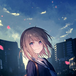 This is a pixiv picture whose title is 「恐山愛子が××個の恐怖症を克服するまで。」.