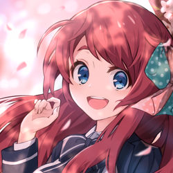 This is a pixiv picture whose title is 源さくら生誕祭.
