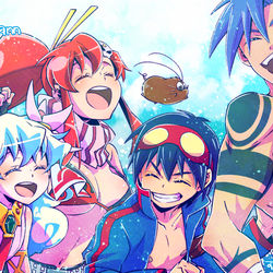 This is a pixiv picture whose title is グレンラガンまとめ！.