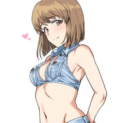 This is a pixiv picture whose title is デニム雪歩.