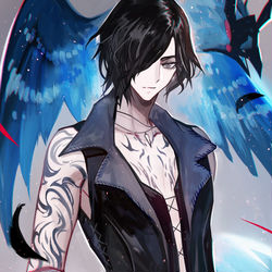 This is a pixiv picture whose title is V.