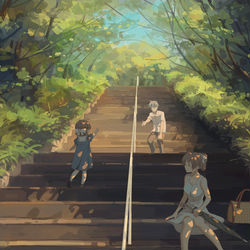 This is a pixiv picture whose title is 5-じゃんけんぽん.