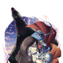 This is a pixiv picture whose title is 【PFLS】夜は遠のき.