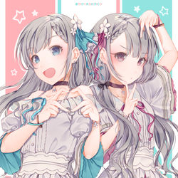This is a pixiv picture whose title is miroir.