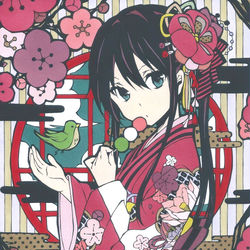 This is a pixiv picture whose title is 年賀絵.
