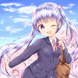 This is a pixiv picture whose title is 春です！.