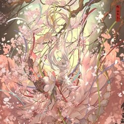 This is a pixiv picture whose title is 桜　花　爛　漫.