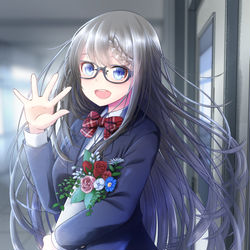 This is a pixiv picture whose title is 「おはよ！今日は早いんだね♪」.