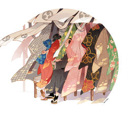 This is a pixiv picture whose title is 彩河.