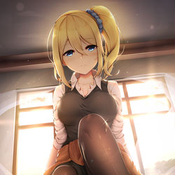 This is a pixiv picture whose title is Hayasaka's afternoon.