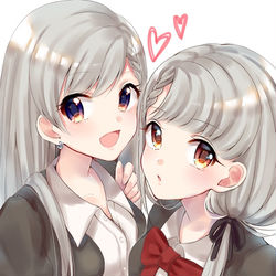 This is a pixiv picture whose title is 久川双子姉妹！.