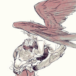 This is a pixiv picture whose title is はしりがき.