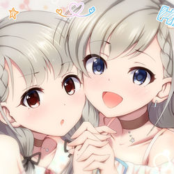 This is a pixiv picture whose title is はー＆なー.