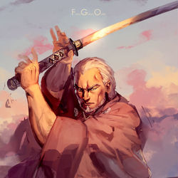 This is a pixiv picture whose title is 柳生但馬守宗矩.