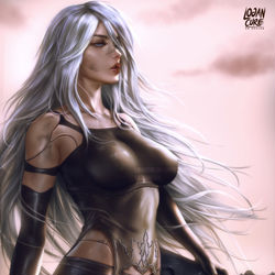This is a pixiv picture whose title is A2 NieR.