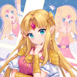 This is a pixiv picture whose title is Zelda.