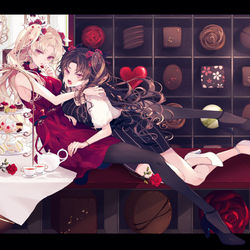 This is a pixiv picture whose title is ビタースイート.