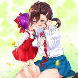 This is a pixiv picture whose title is チュッ♡.
