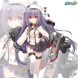 This is a pixiv picture whose title is 【仕事絵】駆逐艦 丹陽/雪風.