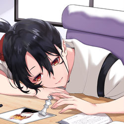This is a pixiv picture whose title is 辉夜.