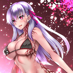 This is a pixiv picture whose title is 水着・黒桜ちゃん◎.