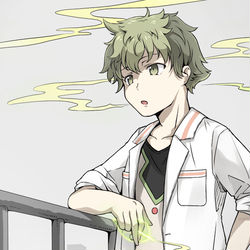 This is a pixiv picture whose title is 煙草.