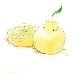 This is a pixiv picture whose title is 日向夏.