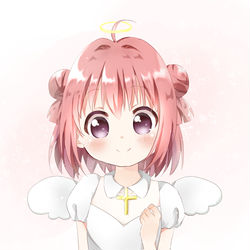 This is a pixiv picture whose title is エンジェルあかりちゃん.