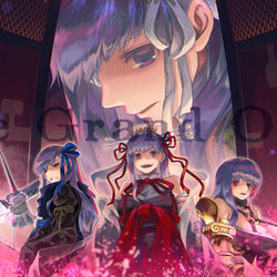 This is a pixiv picture whose title is 徳川廻天迷宮大奥（偽）.