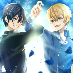 This is a pixiv picture whose title is 親友.