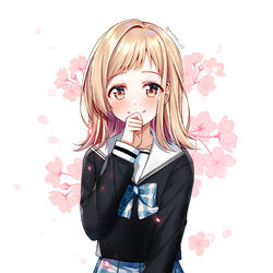 This is a pixiv picture whose title is 櫻木真乃.